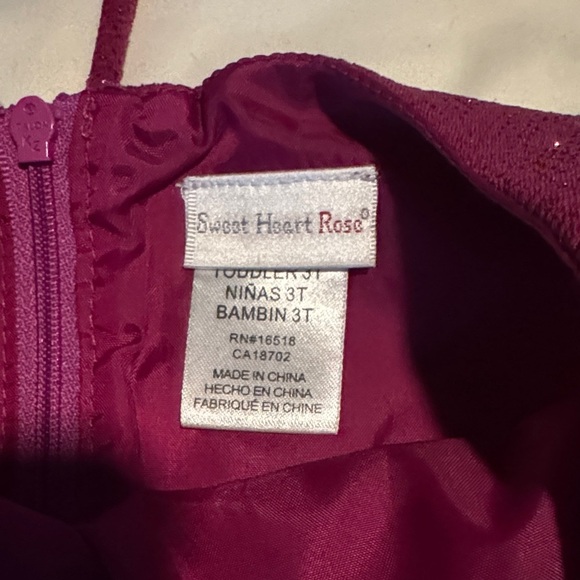 Sweet Heart Rose Black and Pink Formal Dress - Picture 4 of 5